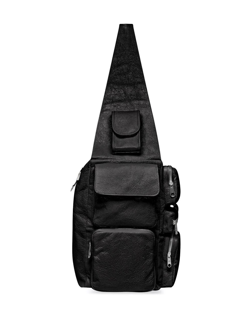 logo zipped shoulder bag - 3