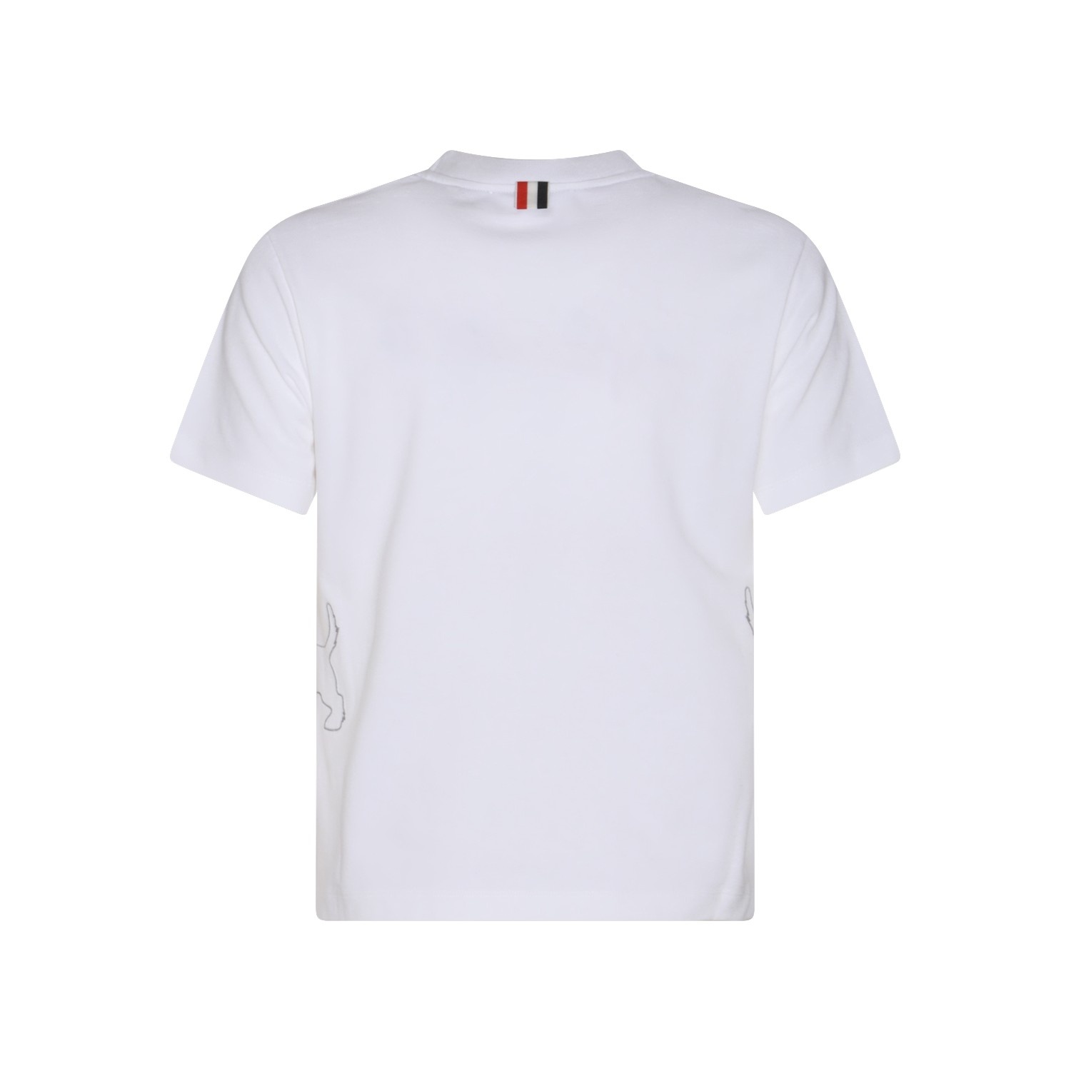 WHITE COTTON T-SHIRT - 2