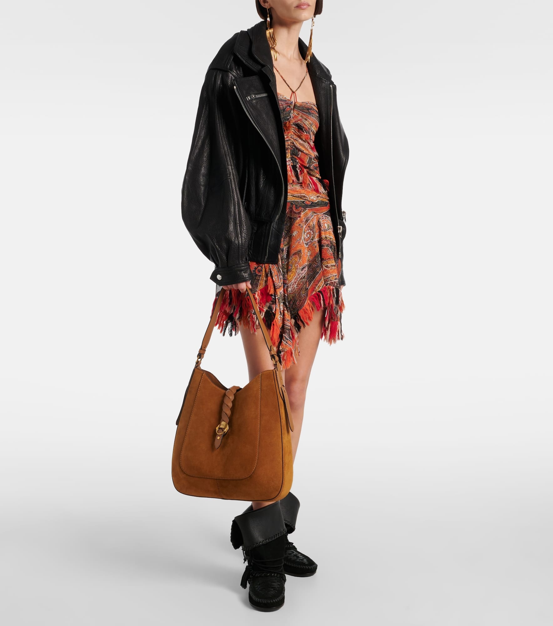 Altay suede shoulder bag - 5