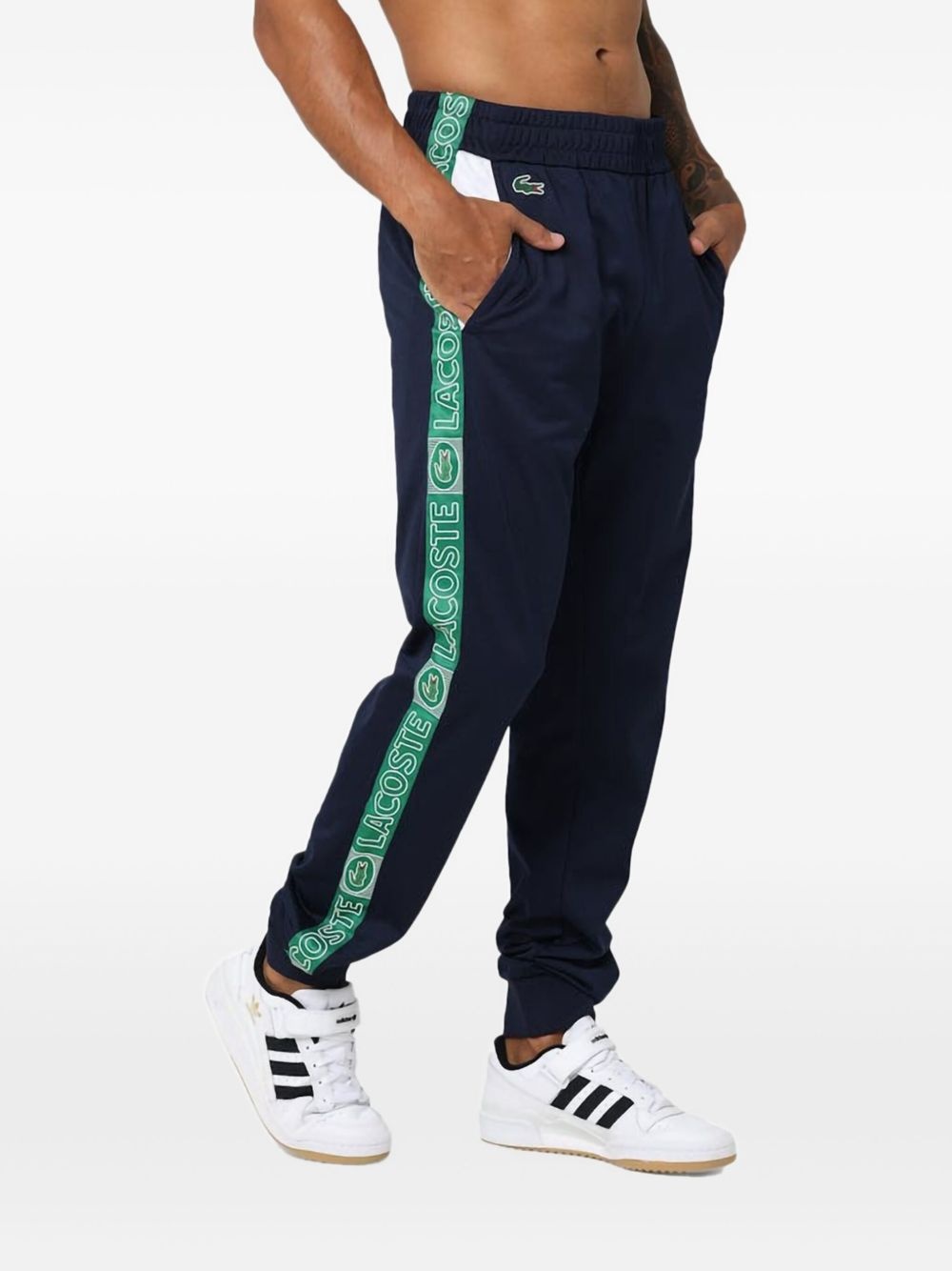 logo-tape "Navy" track pants - 2