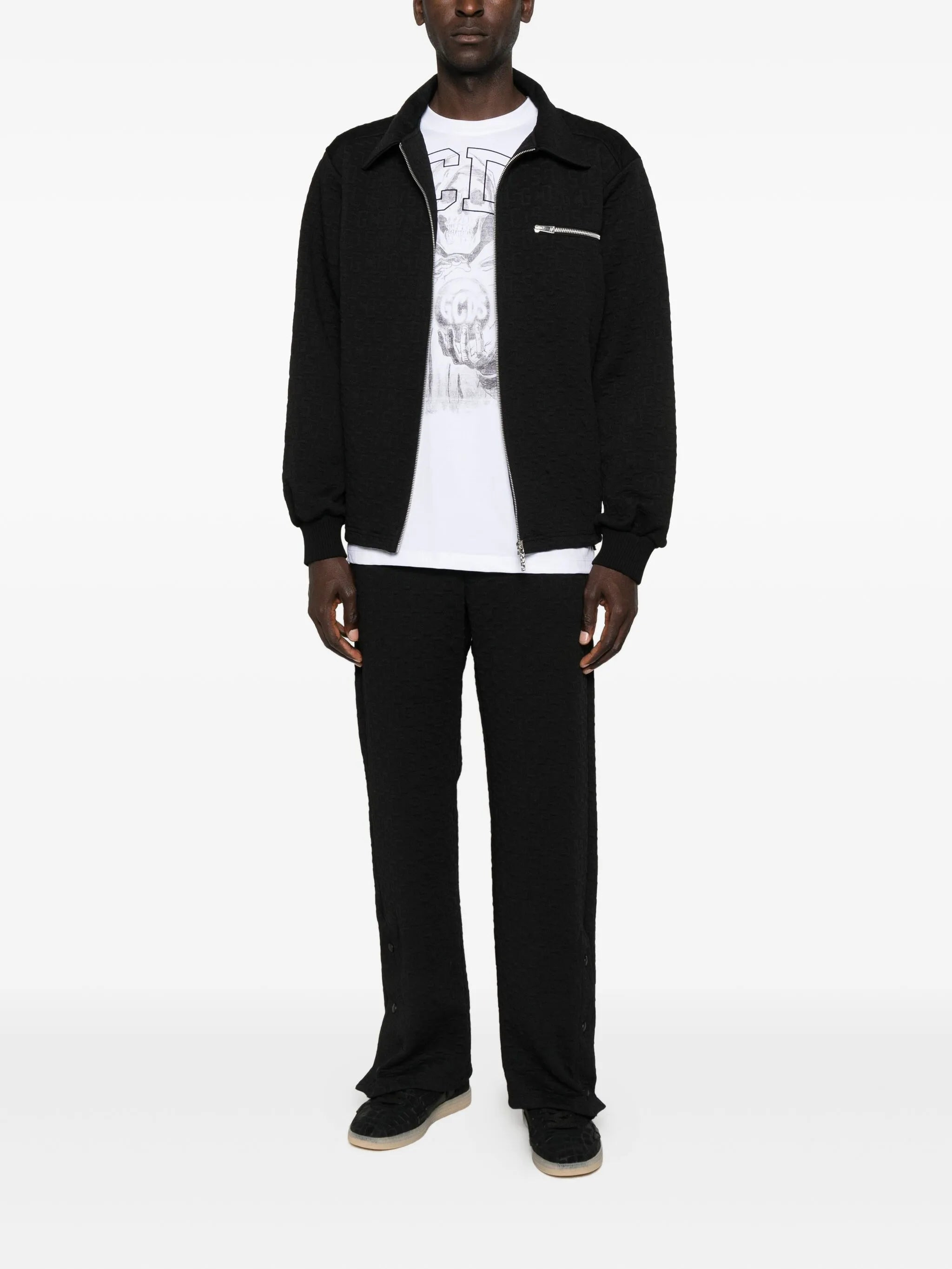 Gcds Cotton Zip-up Jacket - 3