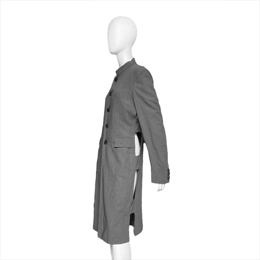 Comme des garçons Homme plus cut-out wool long coat S - 3