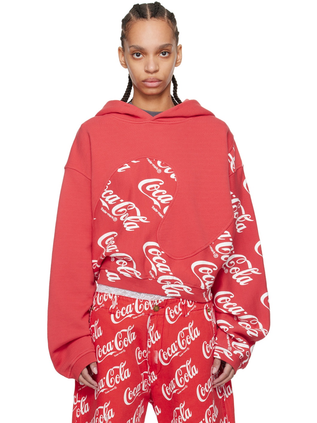 Red Swirl Hoodie - 1