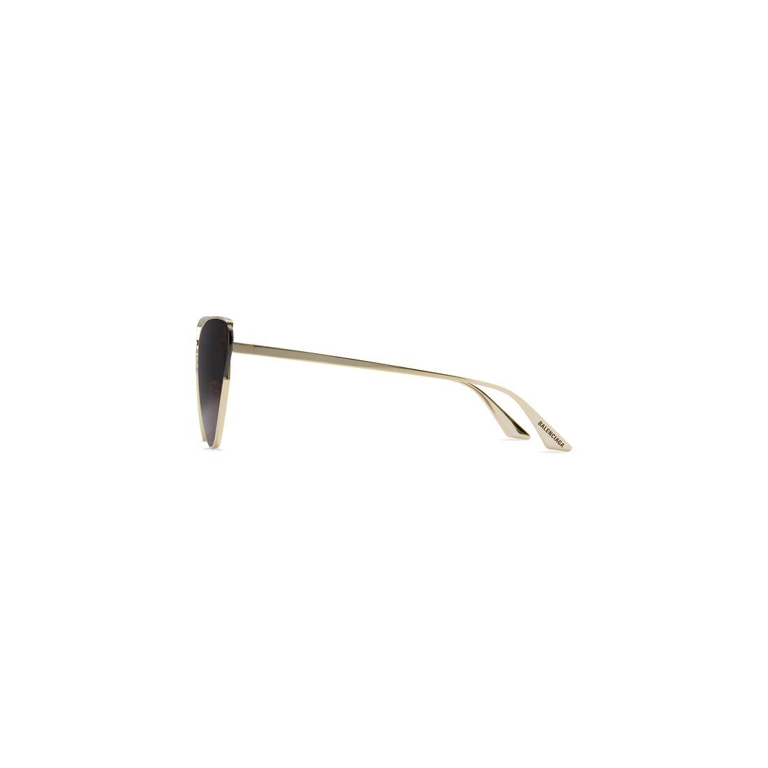 Shield 2.0 Cat Sunglasses  in Gold - 3