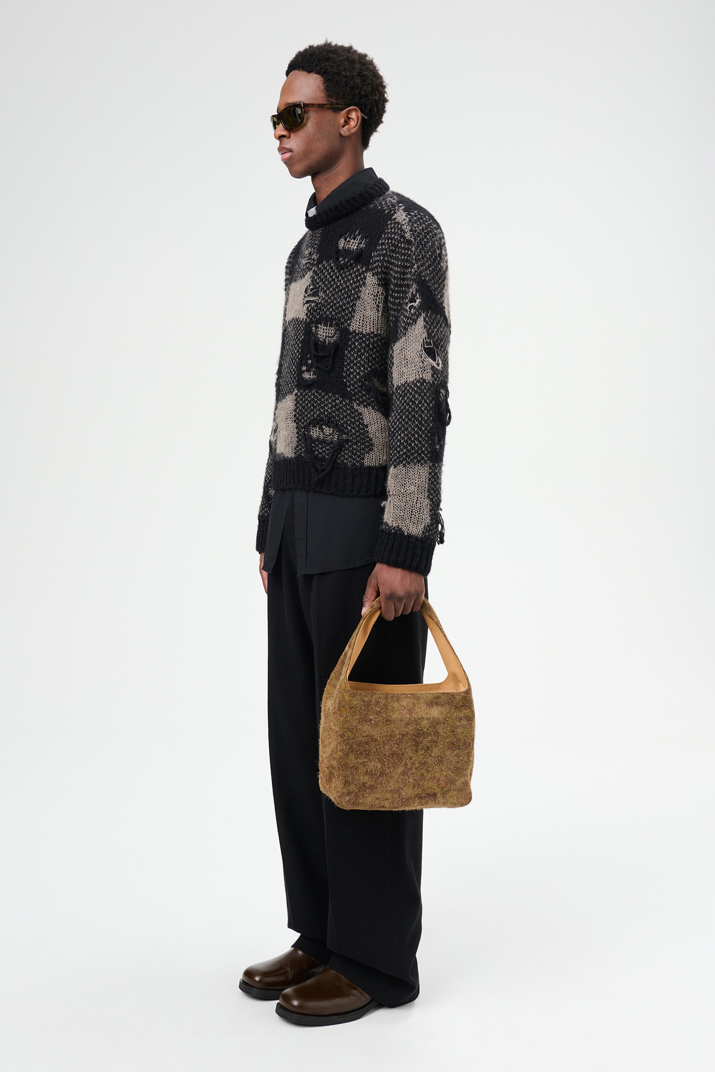 Brick Bag Petal Dance Rough Suede - 5