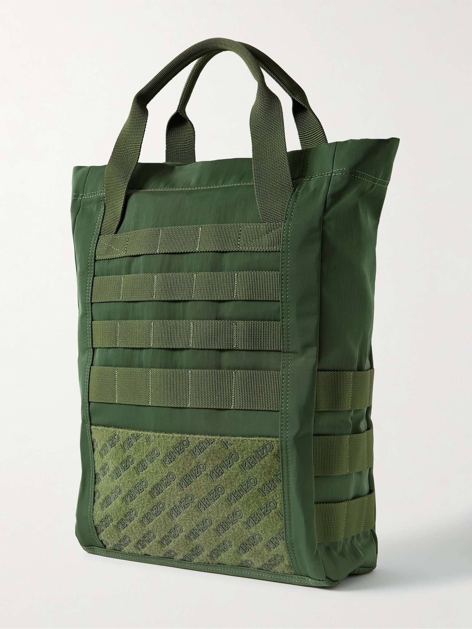 Logo-Appliquéd Webbing-Trimmed Tech-Twill Tote Bag - 4