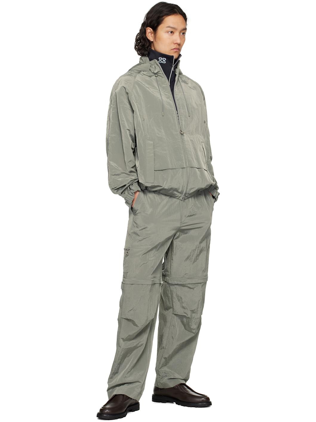 Khaki Extension Light Zip-Up Jacket - 4