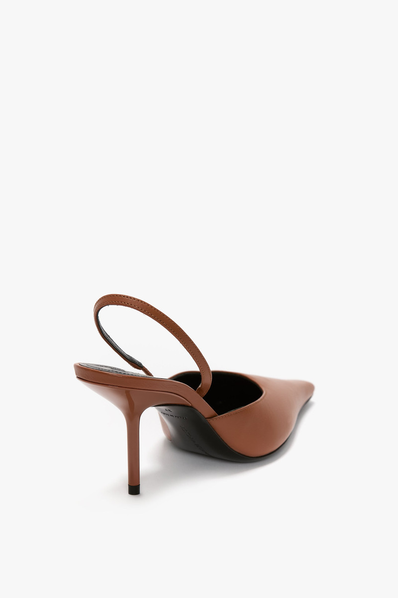 Sloan Halter Back 75 In Dark Tan Leather 3