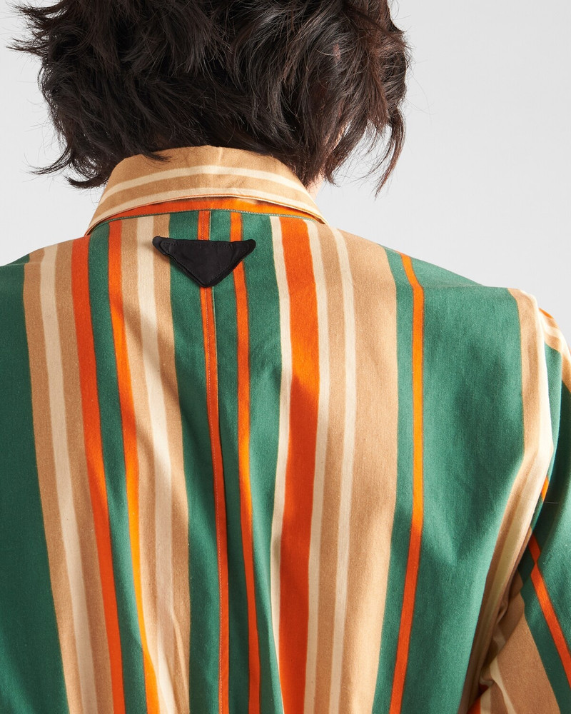 Printed cotton short jumpsuit 4