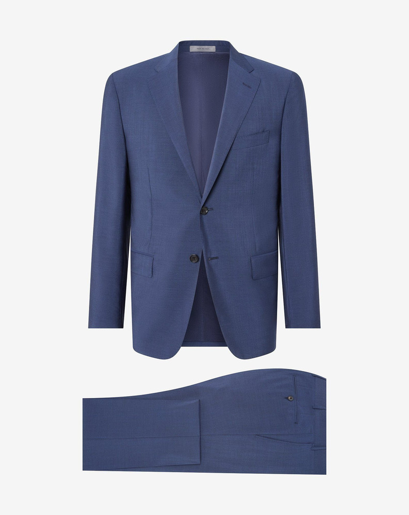 Blue wool and mohair suit 1