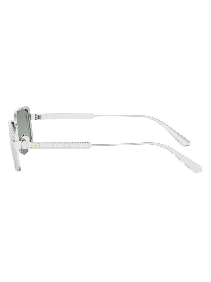 Women's DiorCannage S2U 55MM Rectangular Sunglasses - Silver Grey 3