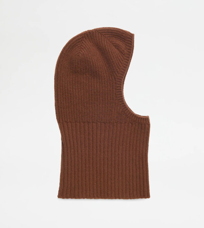 Tod's BALACLAVA IN CASHMERE BLEND - BROWN outlook