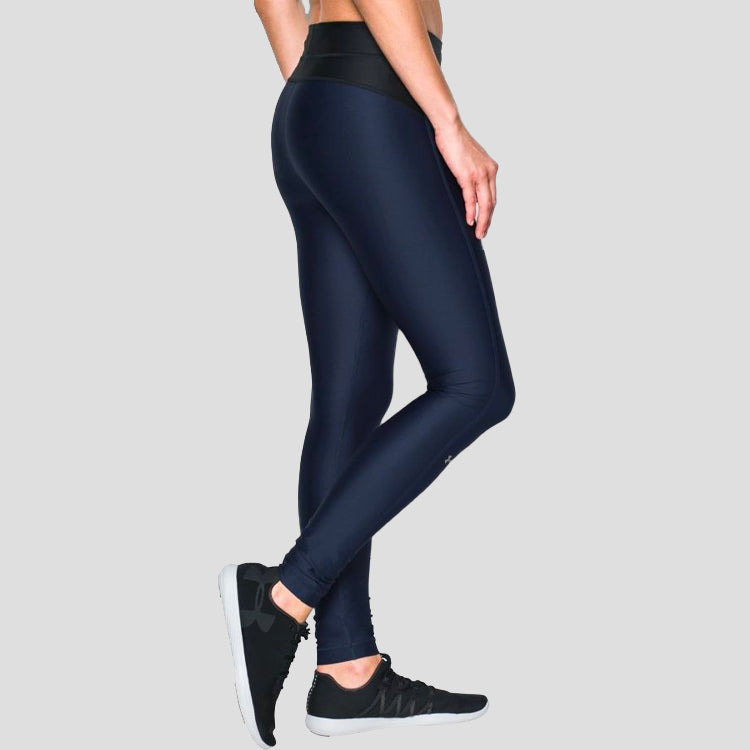 (WMNS) Under Armour HeatGear Legging 'Navy Blue' 1297910-410 - 4