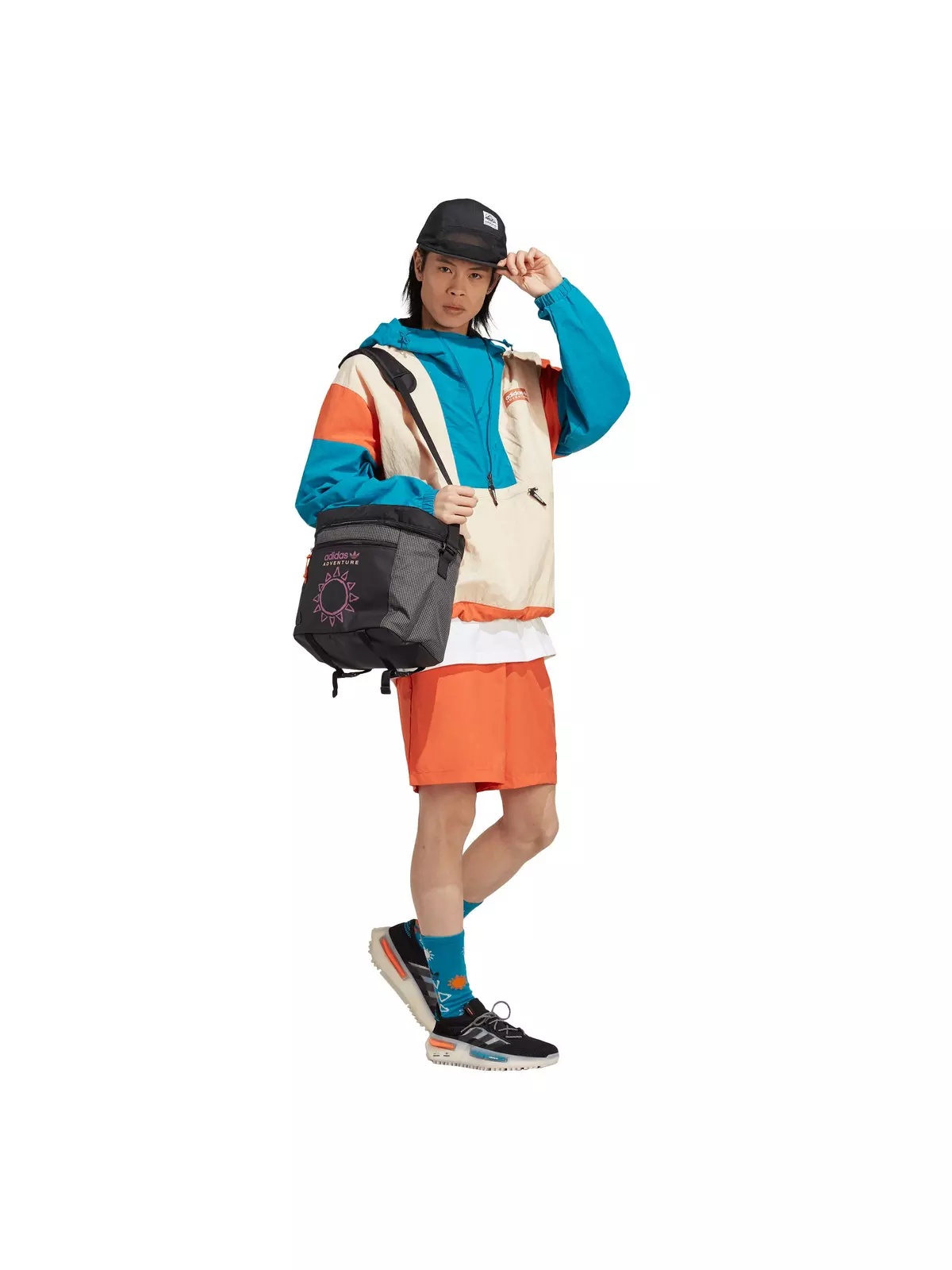 Men's Adventure Woven Shorts-Orange - 5