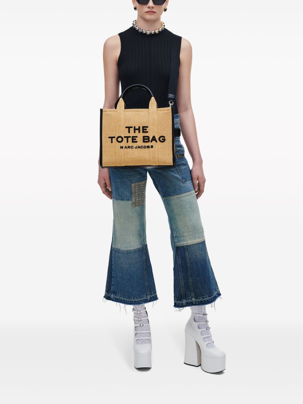 The Medium Woven tote bag - 3