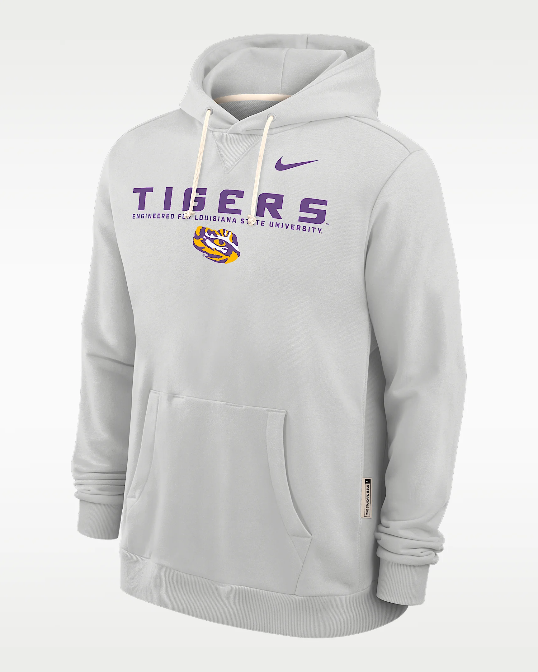 LSU Sideline Men's Nike Dri-FIT College Pullover Hoodie - 1