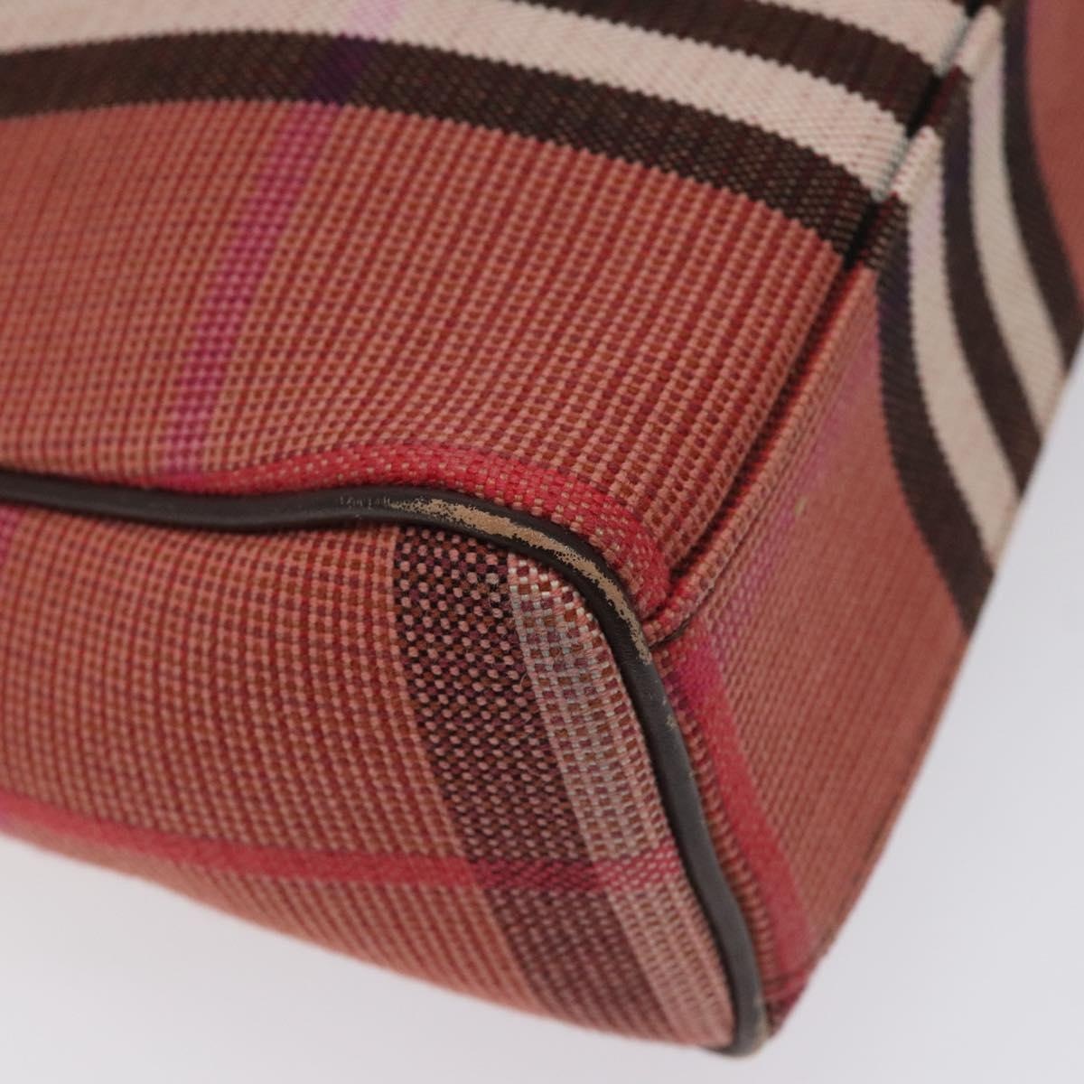 Burberry Nova Check Shoulder Bag Canvas Red - 16