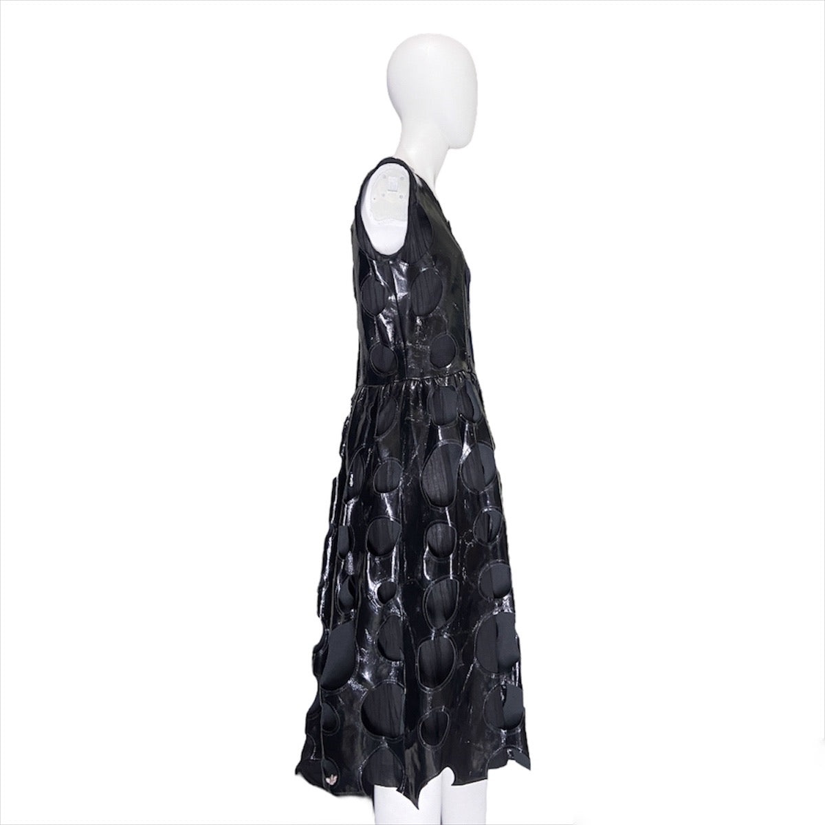 Comme des garçons ss15 pvc circle cut-out dress - 6