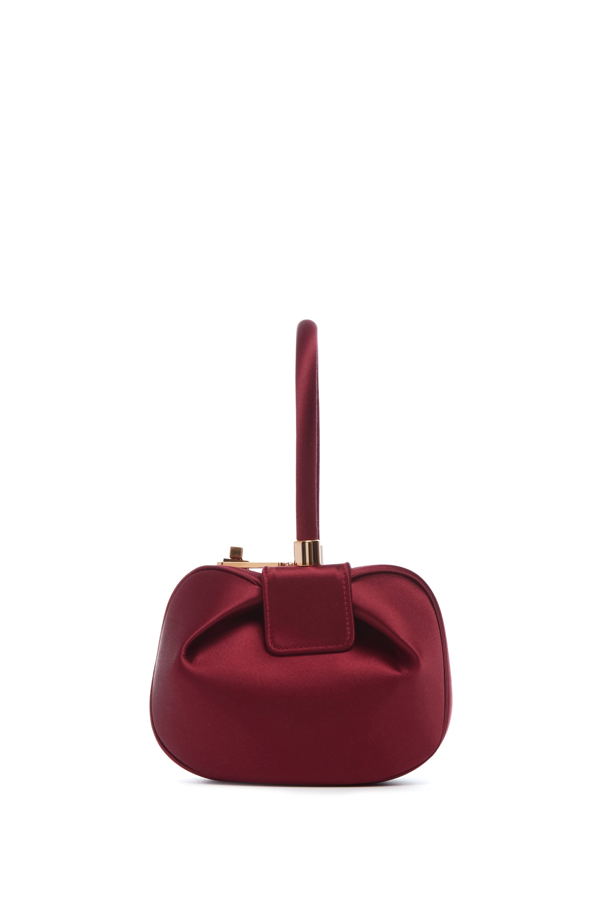 Demi Bag in Ruby Satin - 4