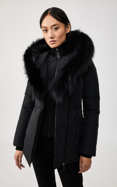 MACKAGE ADALI down coat with signature silverfox fur collar outlook