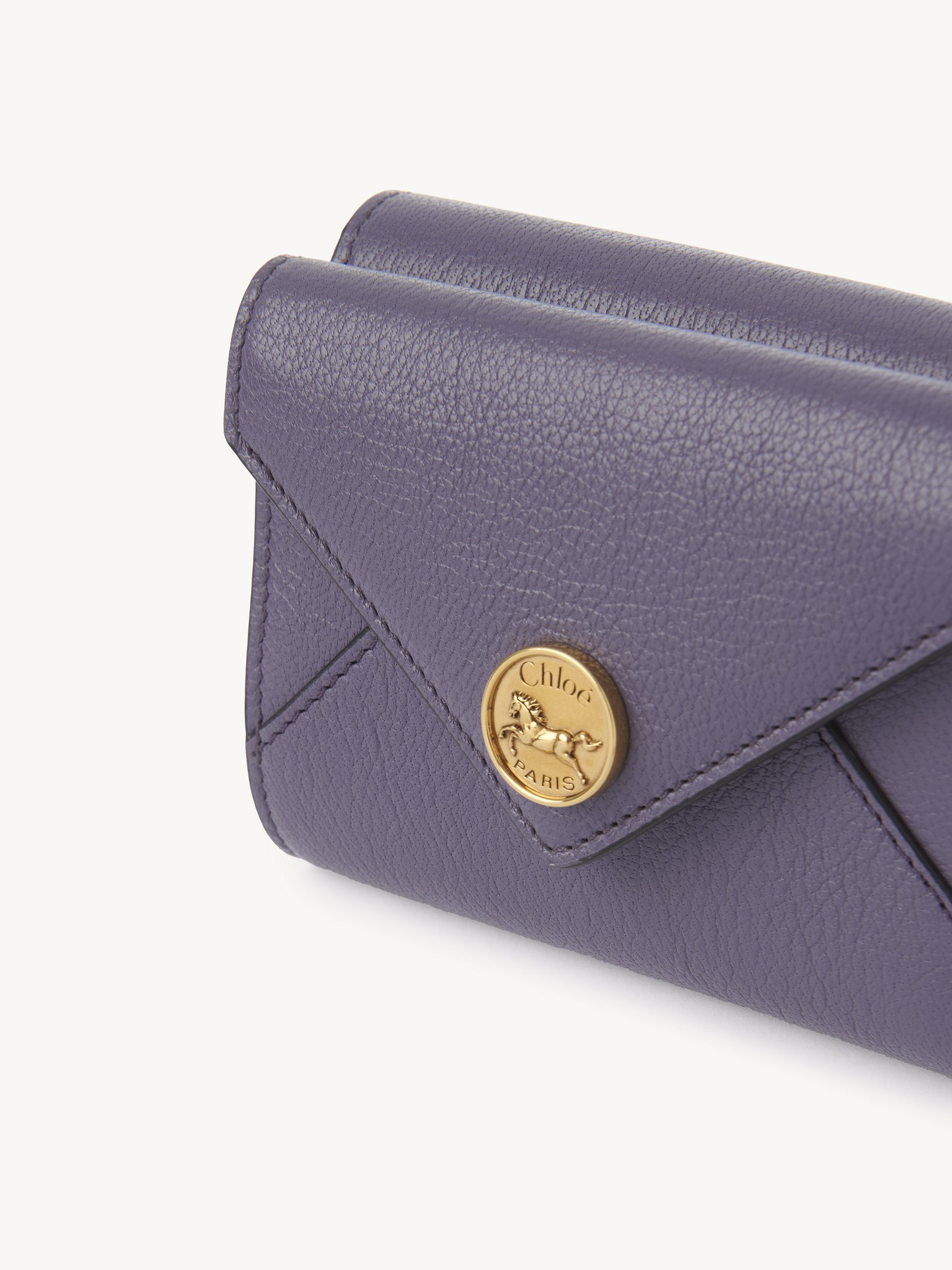 SMALL ENVELOPE TRI-FOLD IN GRAINED LEATHER - 5
