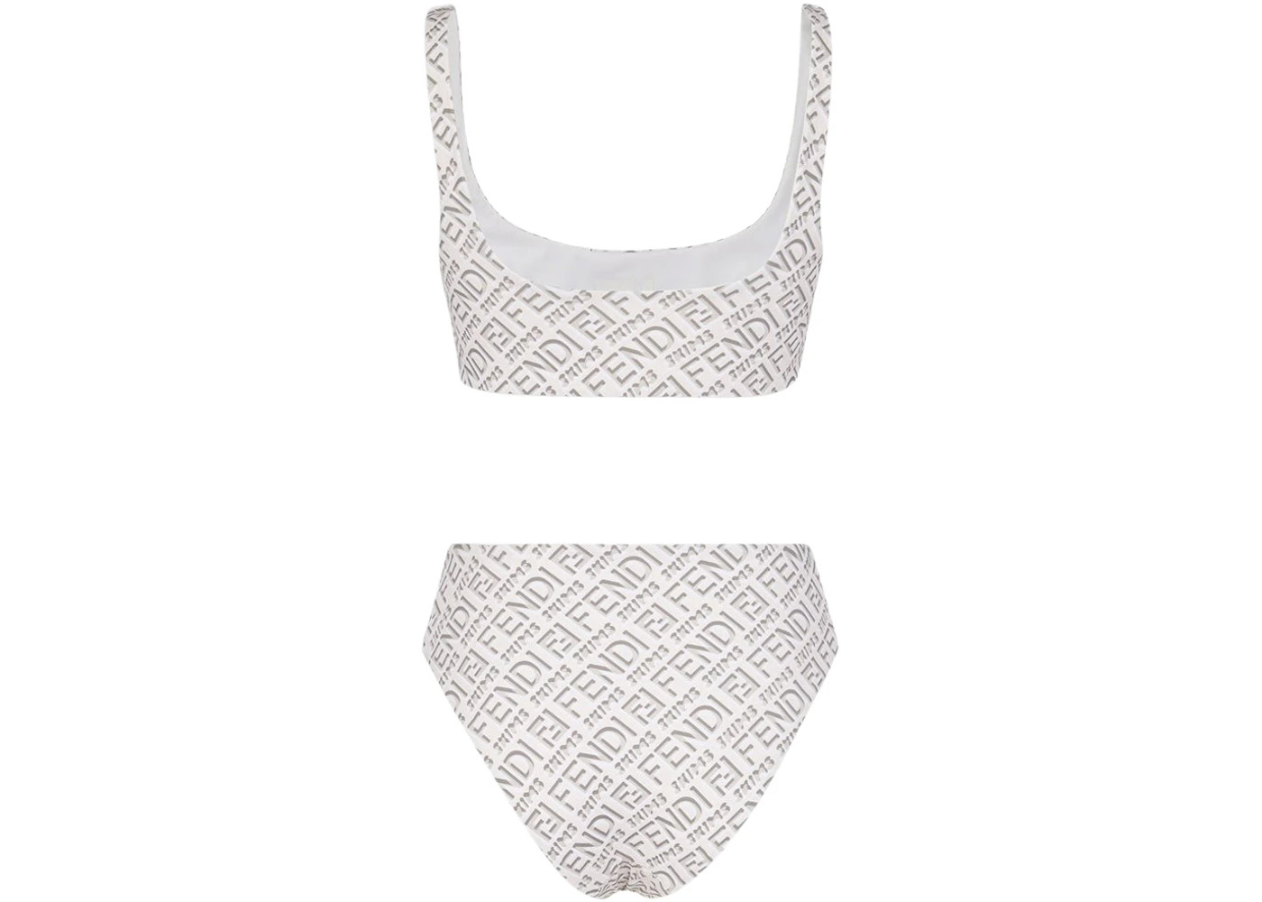 Fendi x SKIMS Reversible Two-Piece Swimsuit Connecticut - 2