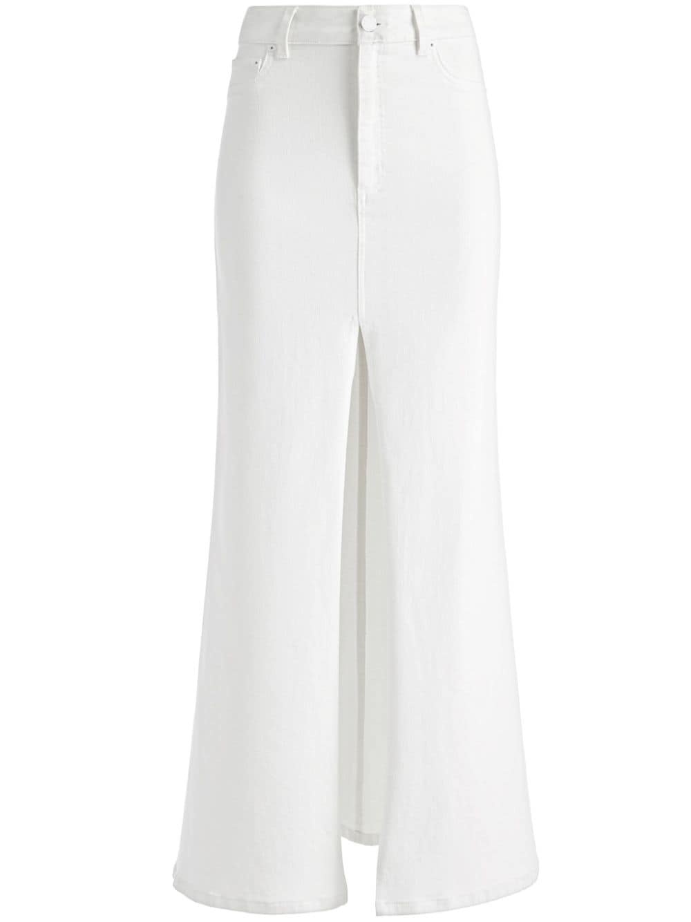 Rye A-line slit skirt - 1