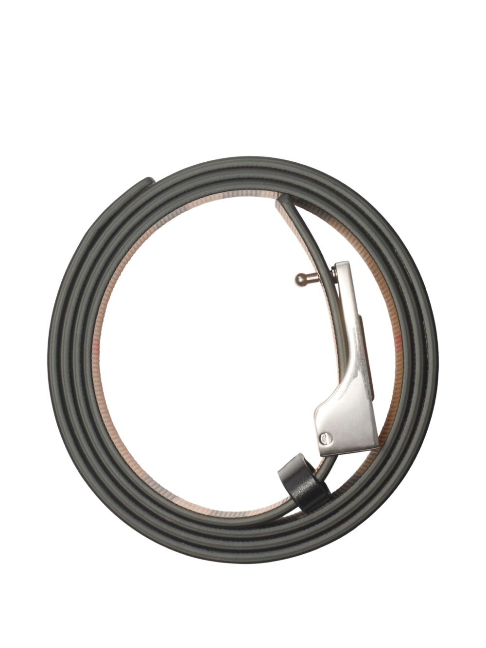 checked reversible belt - 2