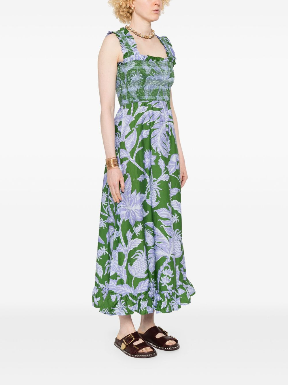 Tropical Swing midi dress - 3