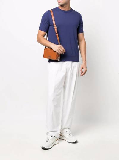 Canali round neck short-sleeved T-shirt outlook