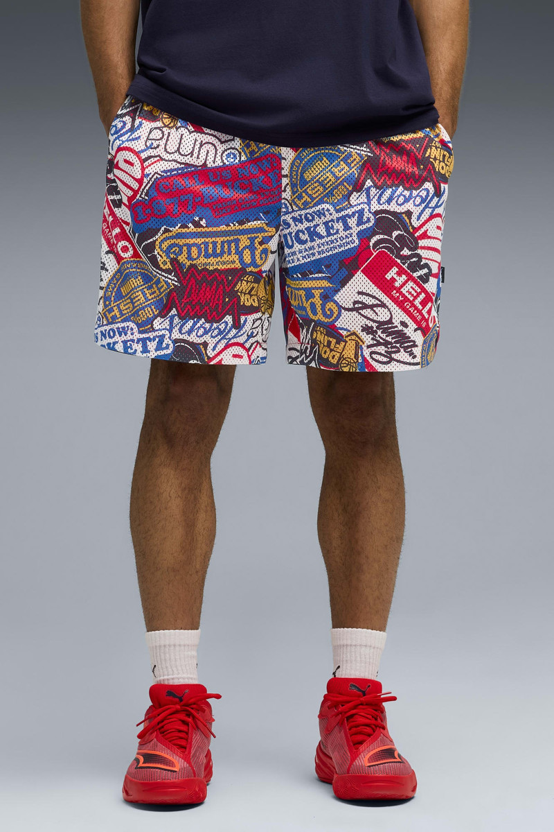 PUMA HooperHotline AOP 7" Shorts Men outlook