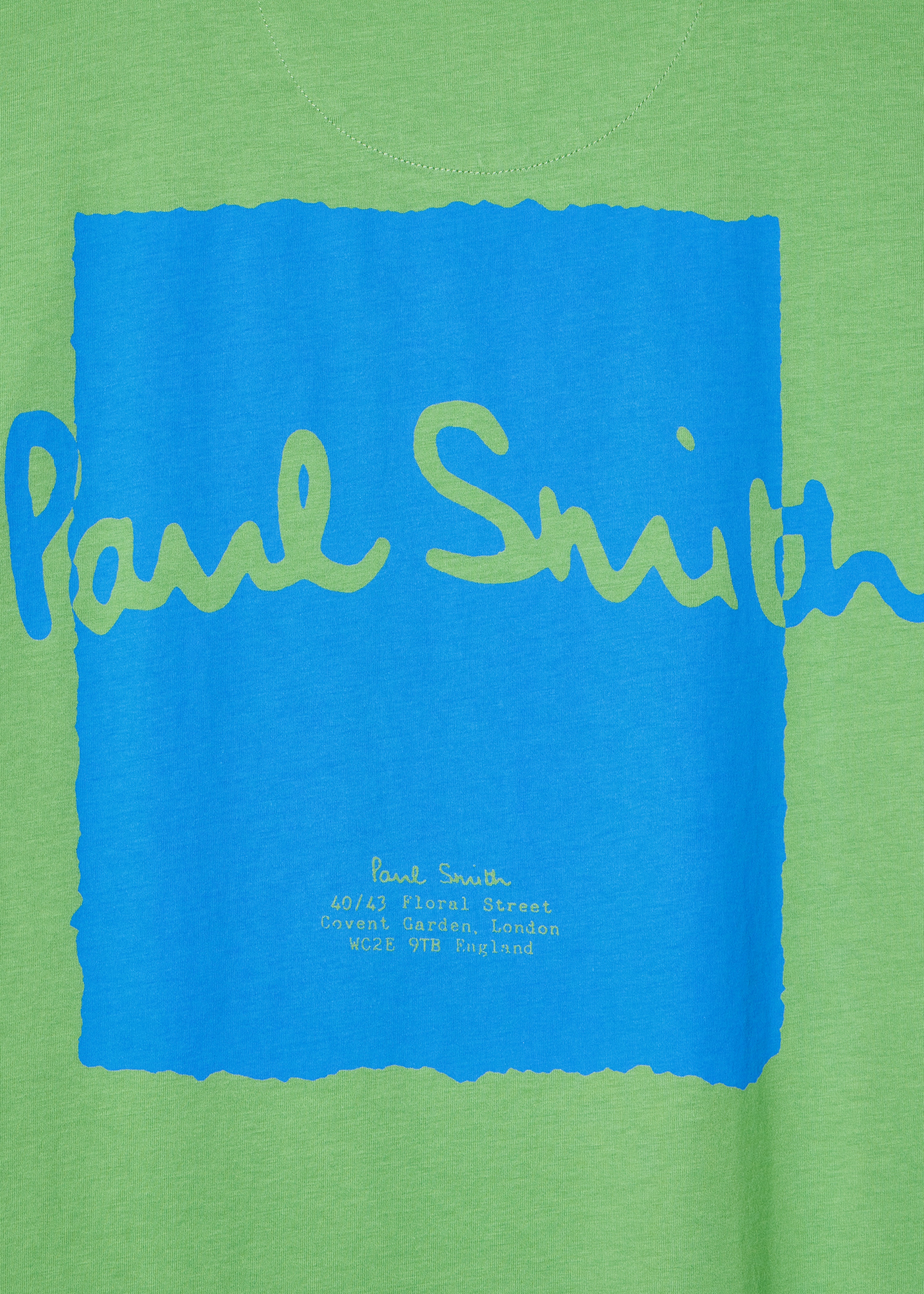 Green Signature Logo Print T-Shirt - 4