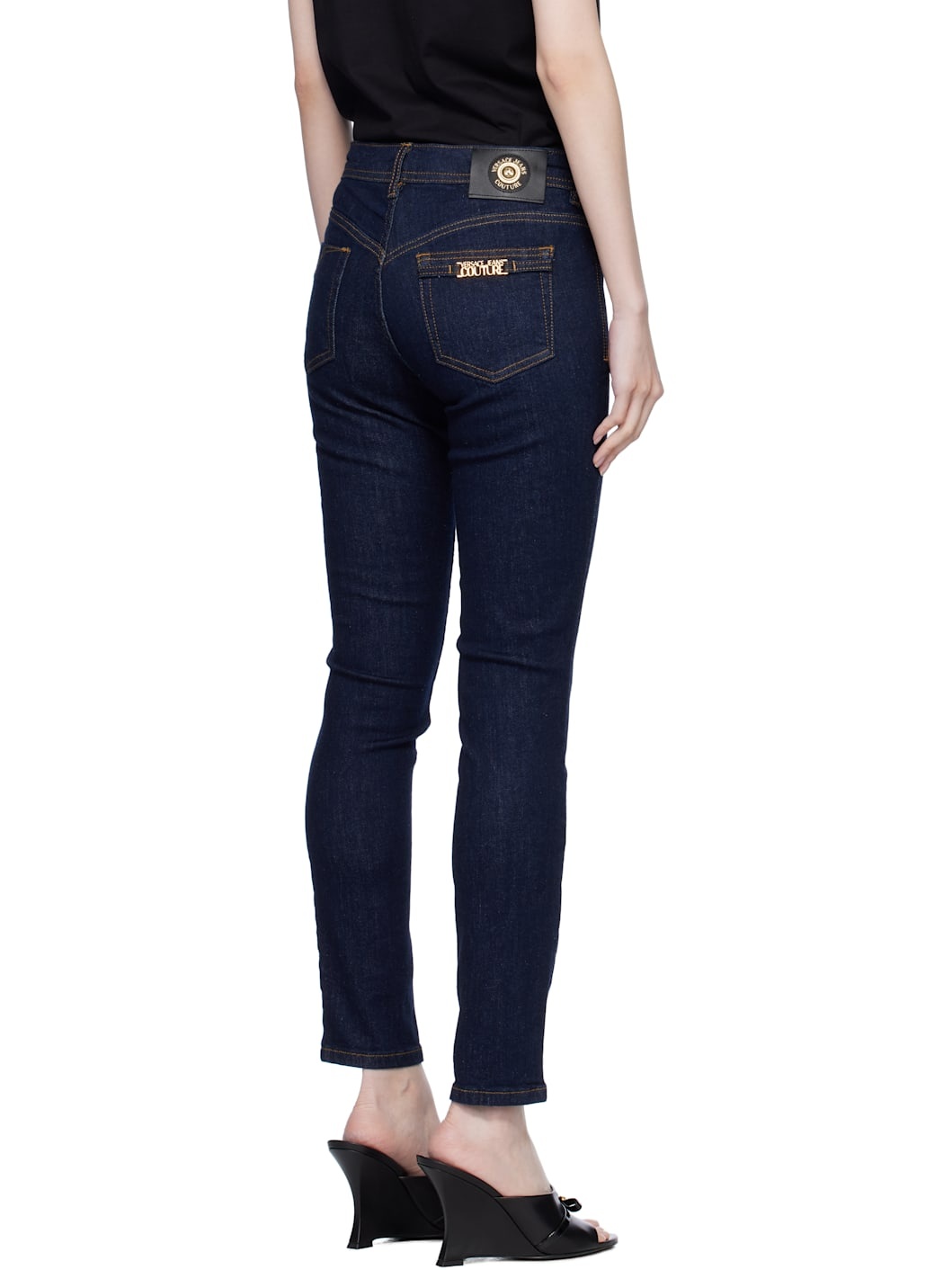 Navy 5-Pocket Jeans - 3
