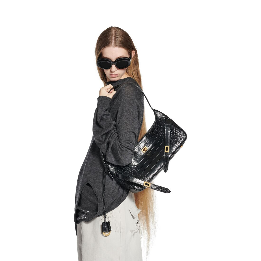 Women's Bel Air Shoulder Bag Small in Black - 8