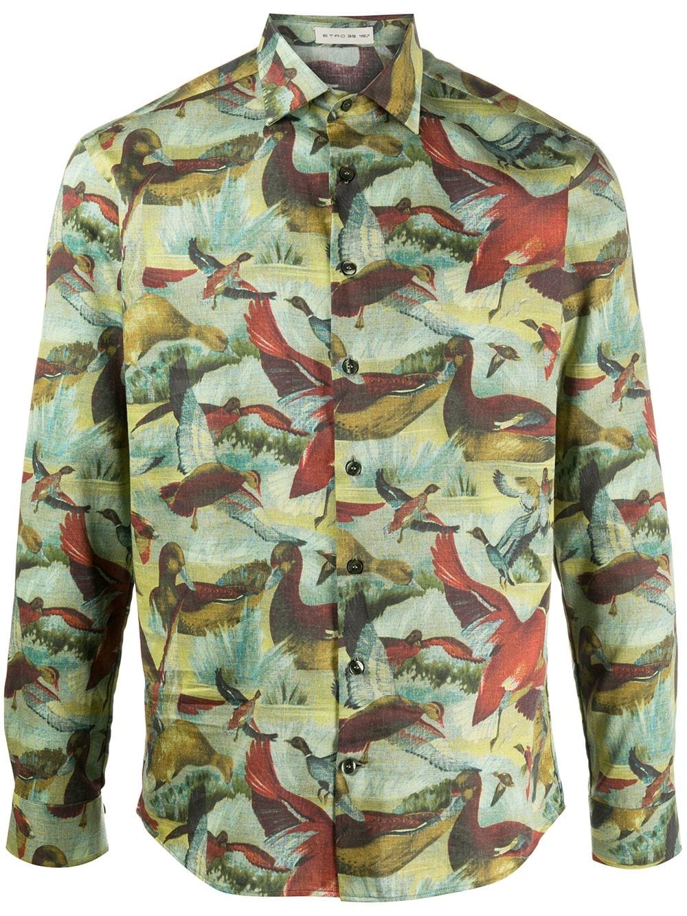 bird print shirt - 1