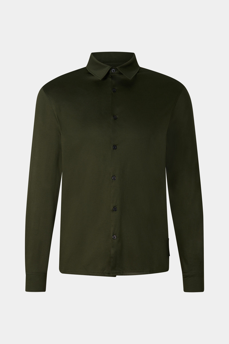 Jersey shirt Franz in Olive green 1