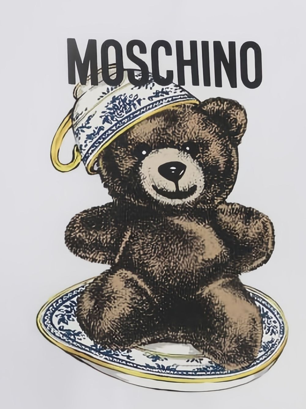 teddy-print T-shirt - 3