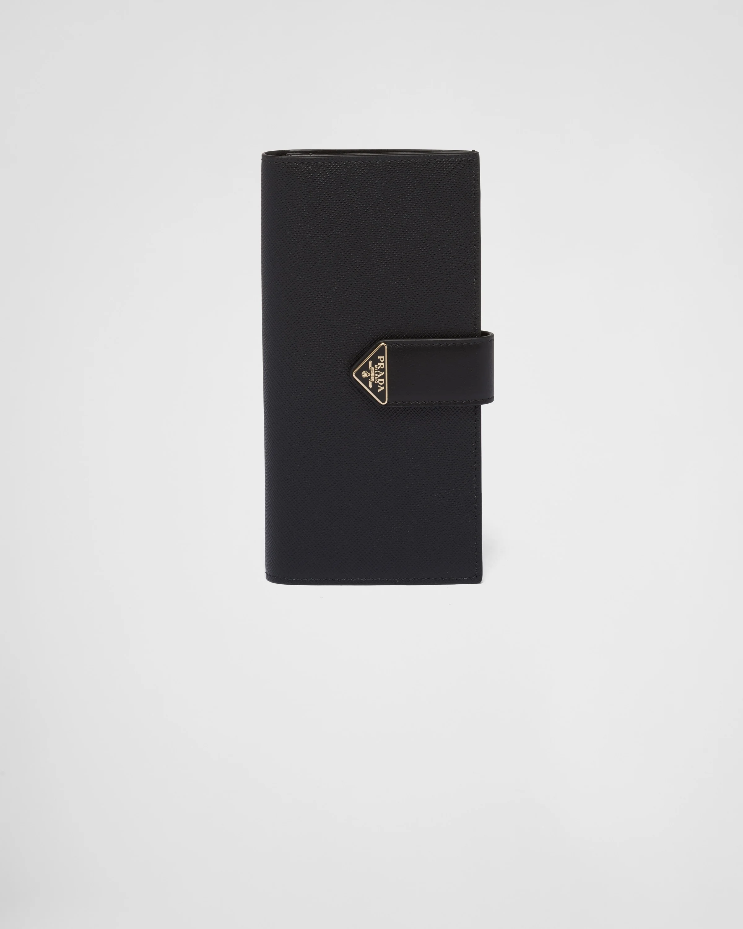 Large Saffiano and smooth leather wallet - 1