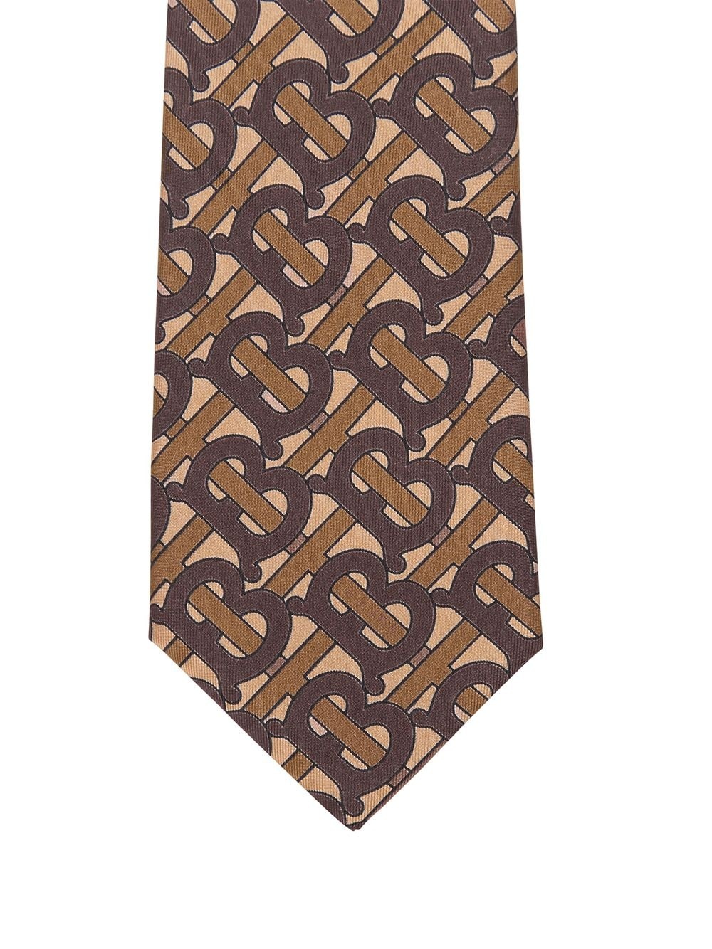 TB  monogram print tie - 3