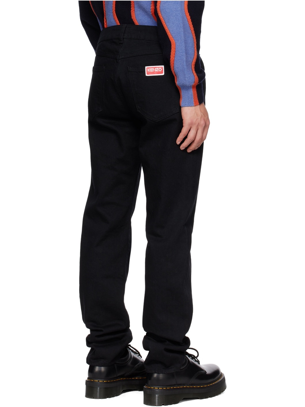 Black Kenzo Paris Bara Jeans - 3