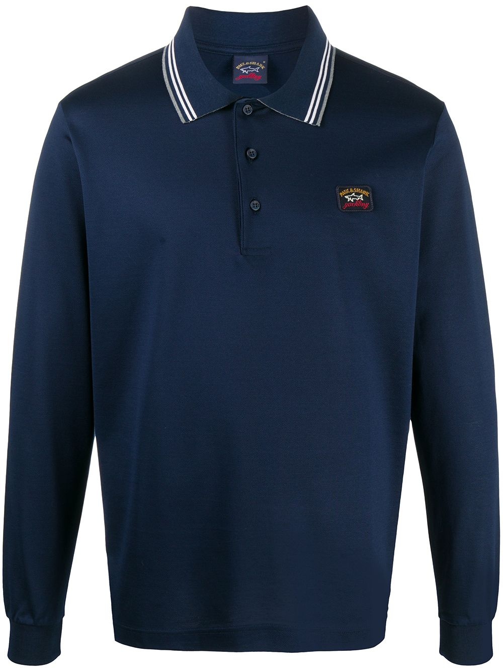 long-sleeve polo shirt - 1