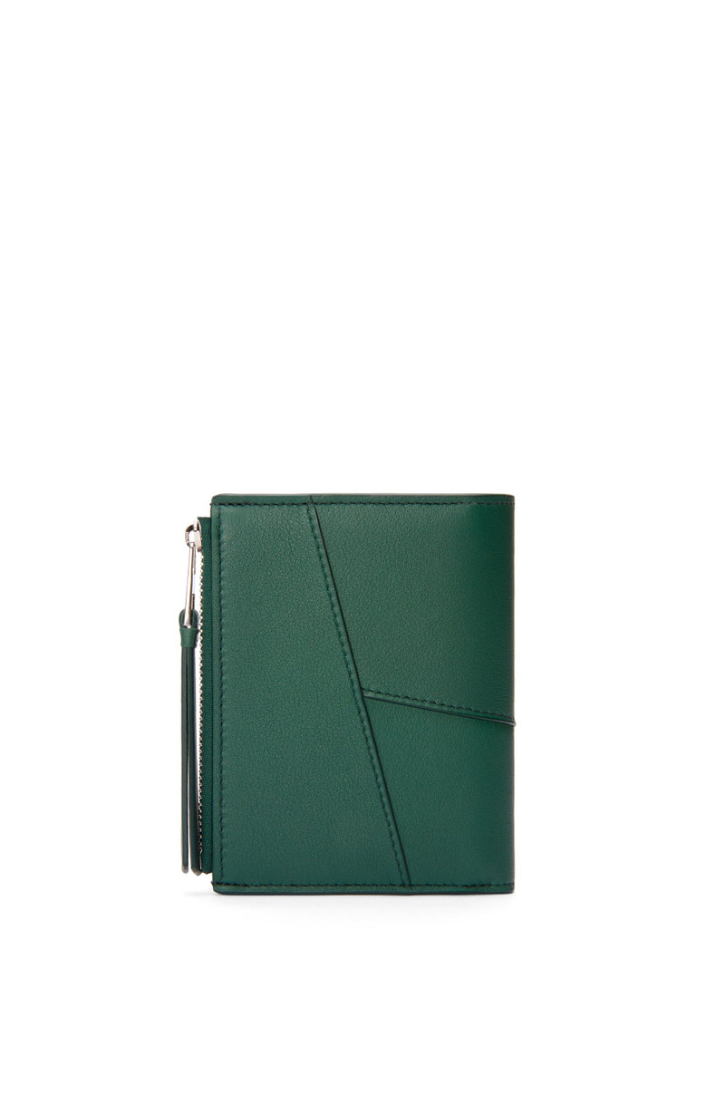 Puzzle slim compact wallet in classic calfskin 4