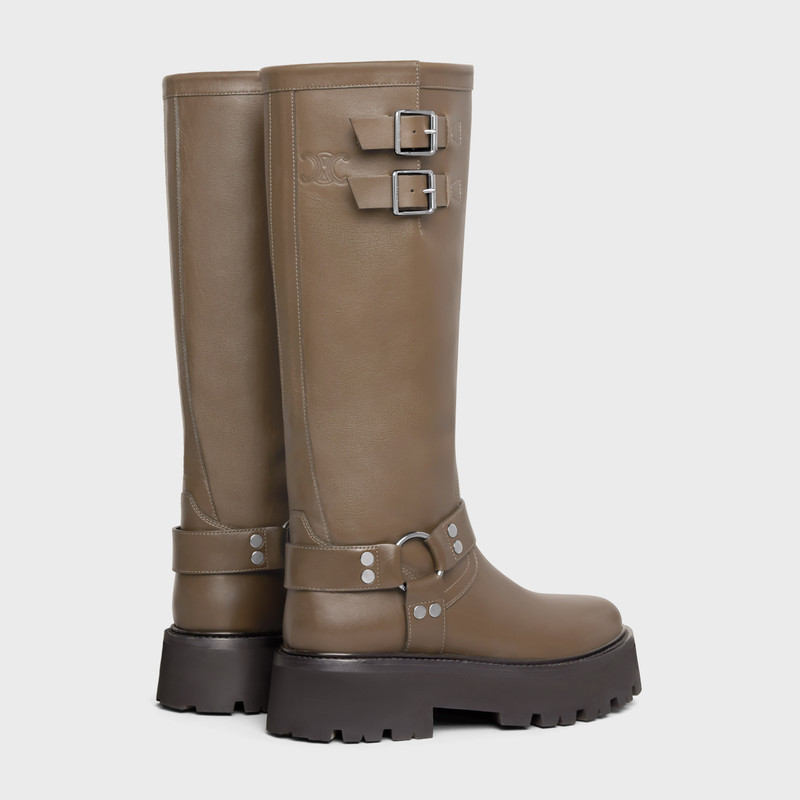 CELINE CELINE BULKY BIKER HIGH BOOT in Calfskin outlook