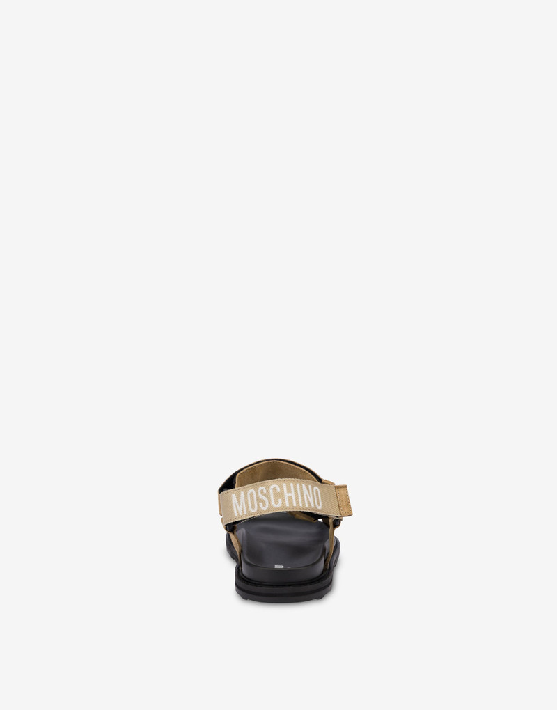Moschino CALFSKIN SPORTS SANDALS outlook