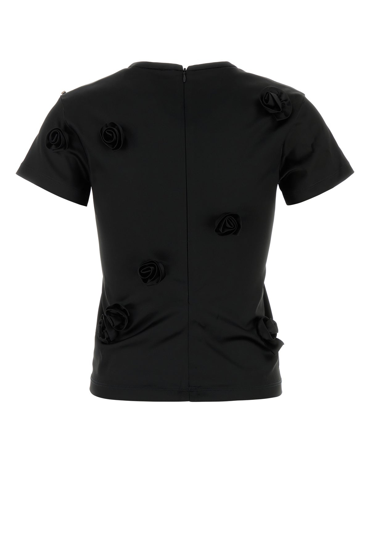 Black satin Mendoza t-shirt - 2