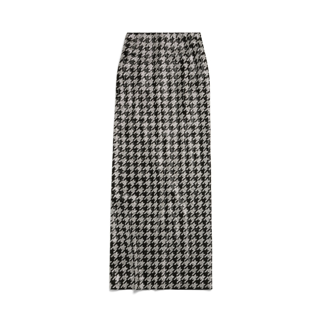 Women's Embroidered Maxi Skirt in Black/silver - 1