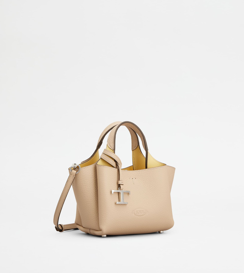 Tod's BAG IN LEATHER MICRO - NATURAL, YELLOW outlook