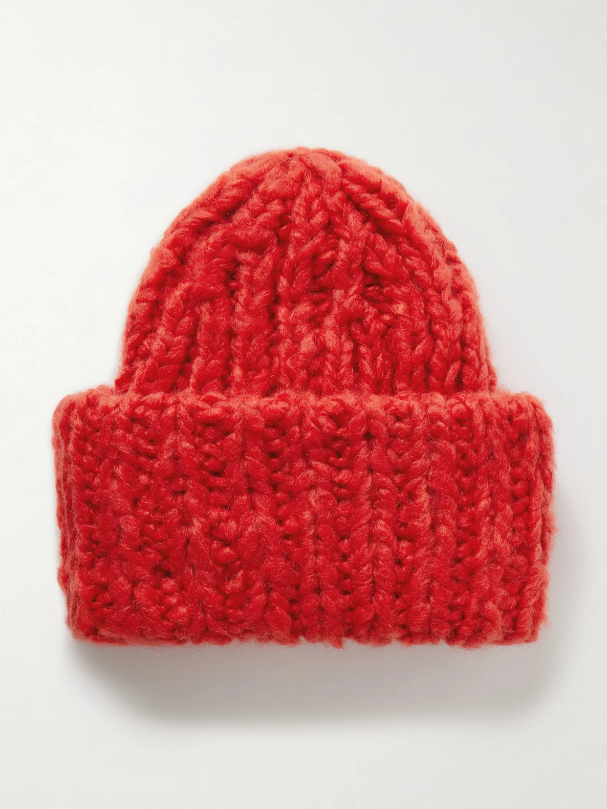 Lumi Ribbed Cashmere Beanie - 1