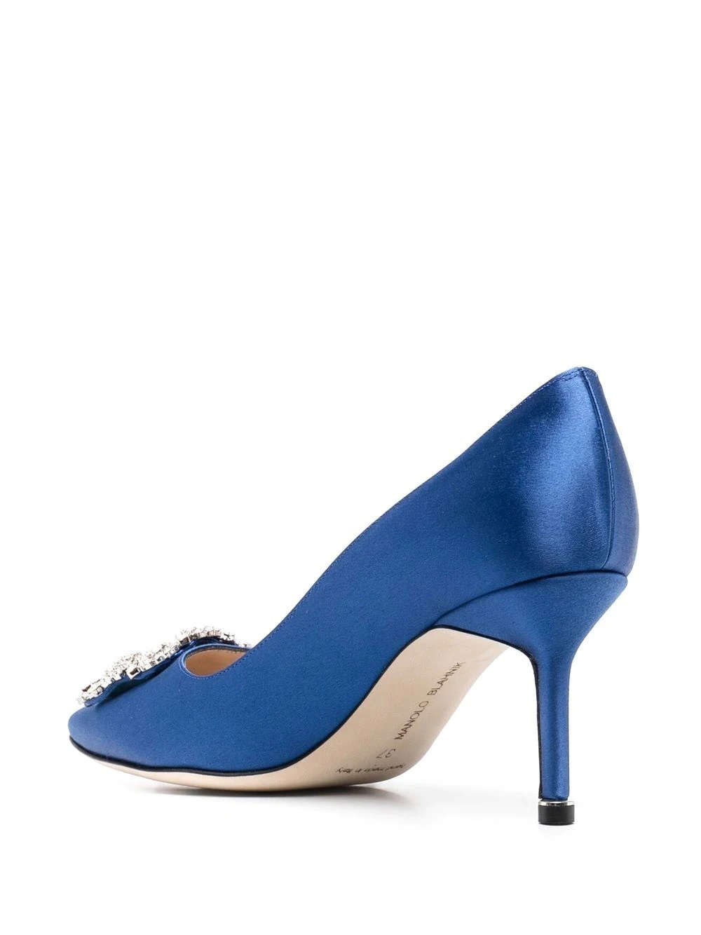 Hangisi 60mm crystal-buckle pumps - 3