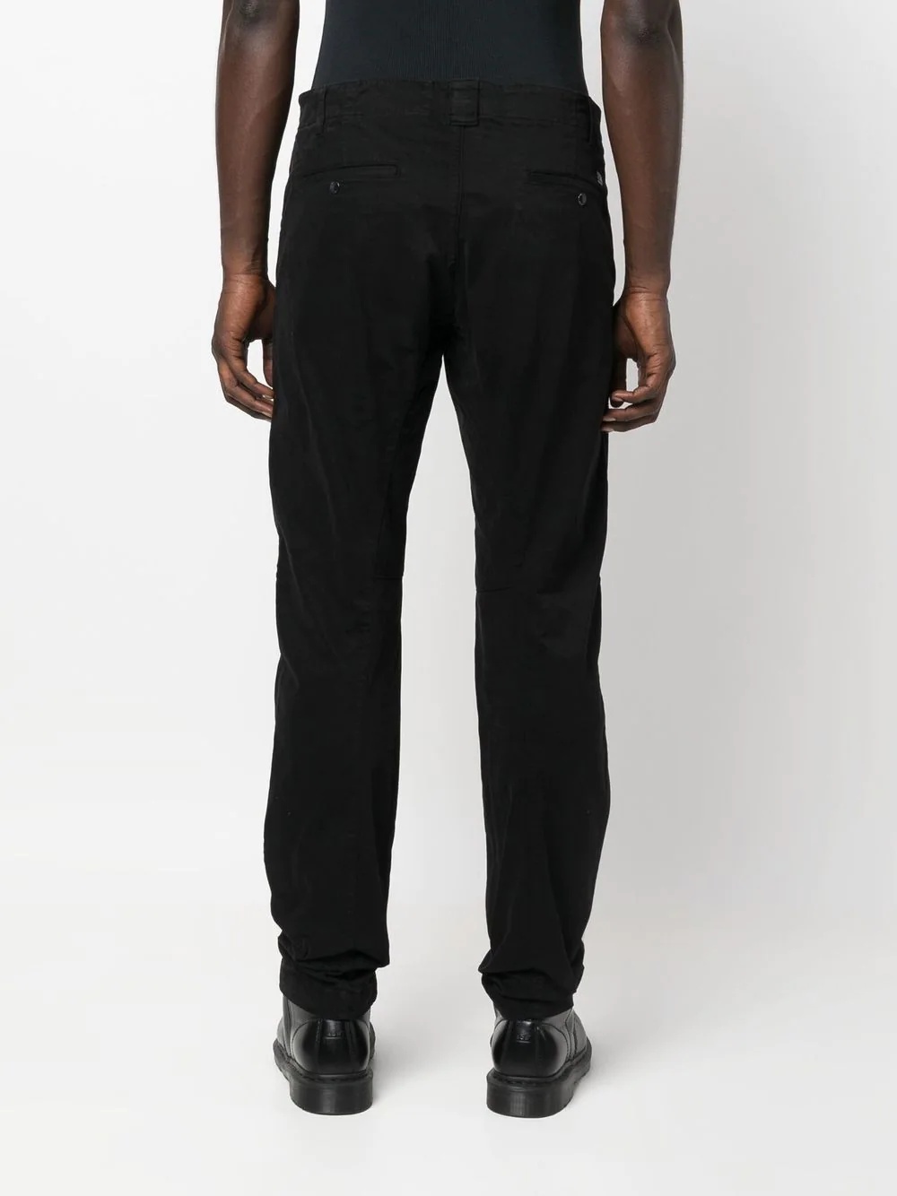 slim-cut leg chino trousers - 4